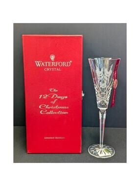 Waterford Crystal 3rd Edition 12 Days of Christmas Champagne Three French Hens